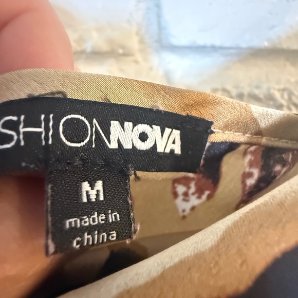 Leopard Print Slip Dress – Fashion Nova – Size M - Picture 8 of 8